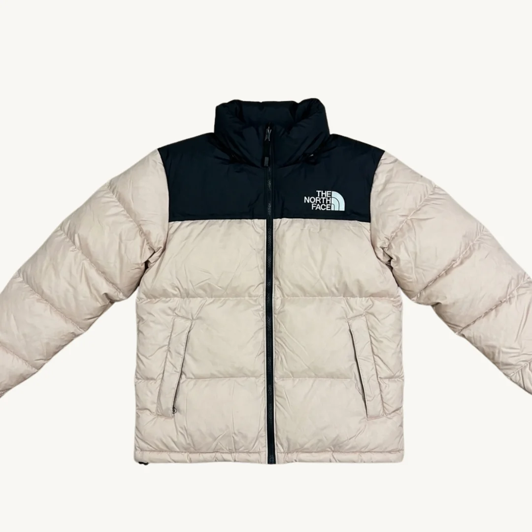 Chaqueta Acolchada The North Face – Rosado Pastel y Negro