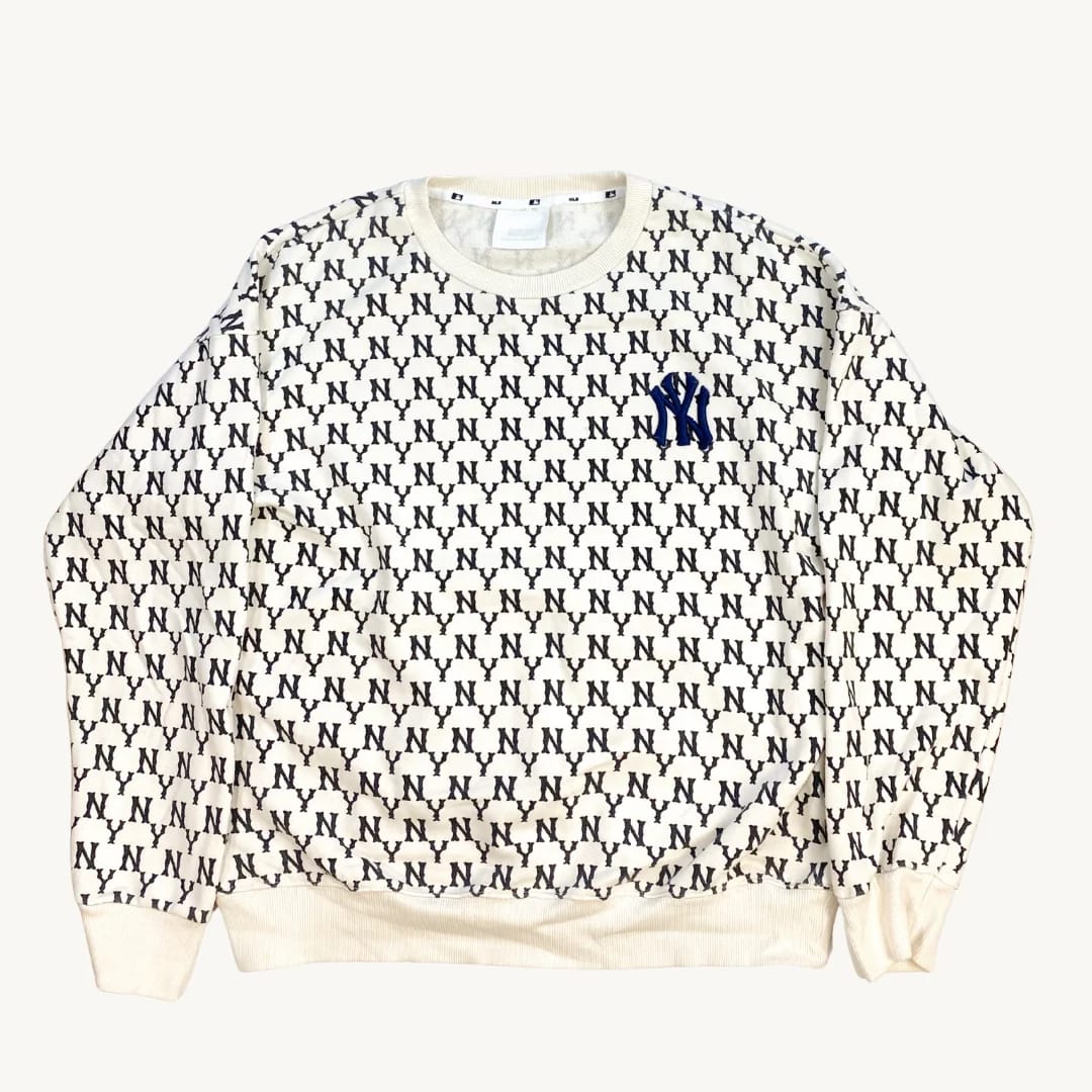 Poleron MLB Yankees crema
