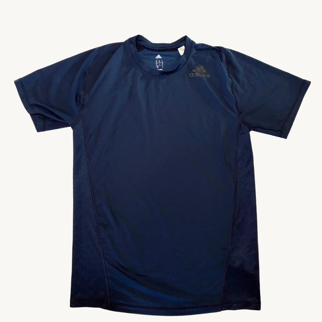 Adidas Camiseta Deportiva Performance Azul Marino