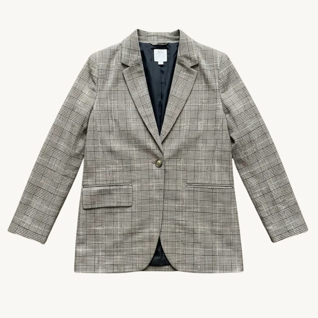 Blazer H&M de Cuadros - Estilo Clásico