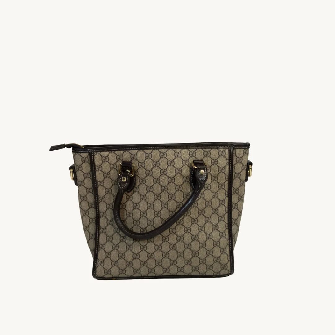 Bolso de Mano Gucci Ophidia GG con Franja Web