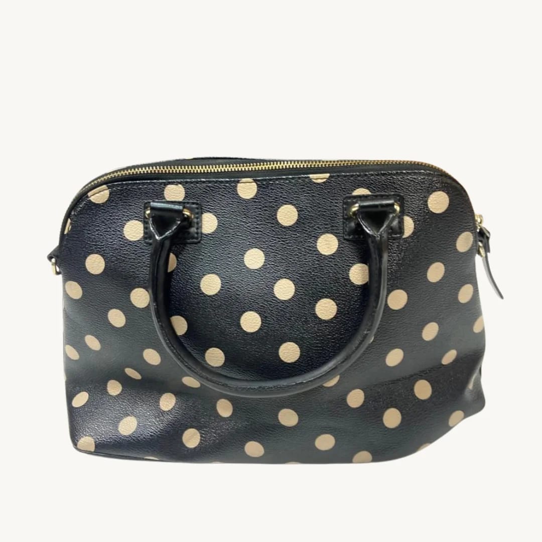 Bolso Satchel Kate Spade New York Maise de Piel con Estampado de Lunares