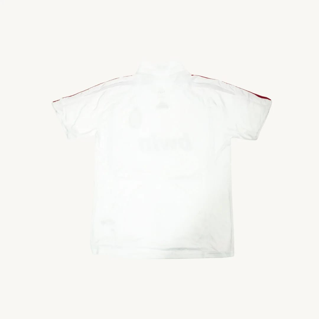 Camiseta de Futbol AC Milan Visitante Bwin Adidas Blanca