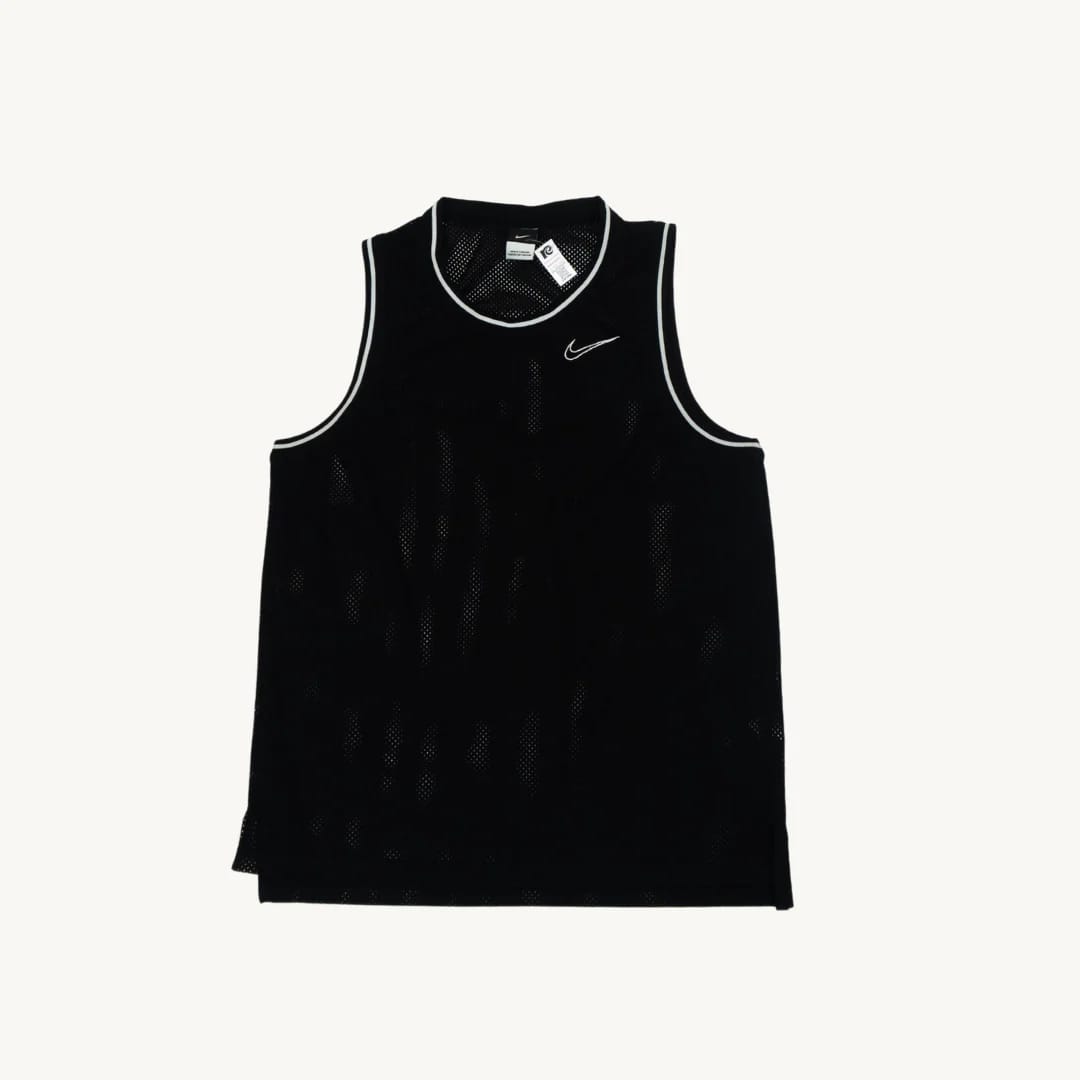 Camiseta sin Mangas Nike Mesh Basketball Negra