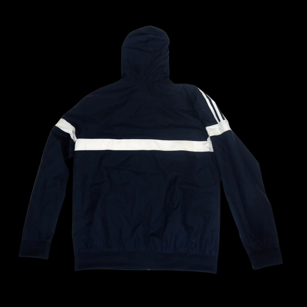 Chaqueta Cortavientos Adidas Azul Reversible