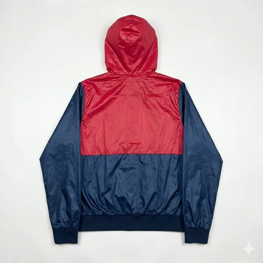 Chaqueta Cortavientos Adidas Roja y Azul