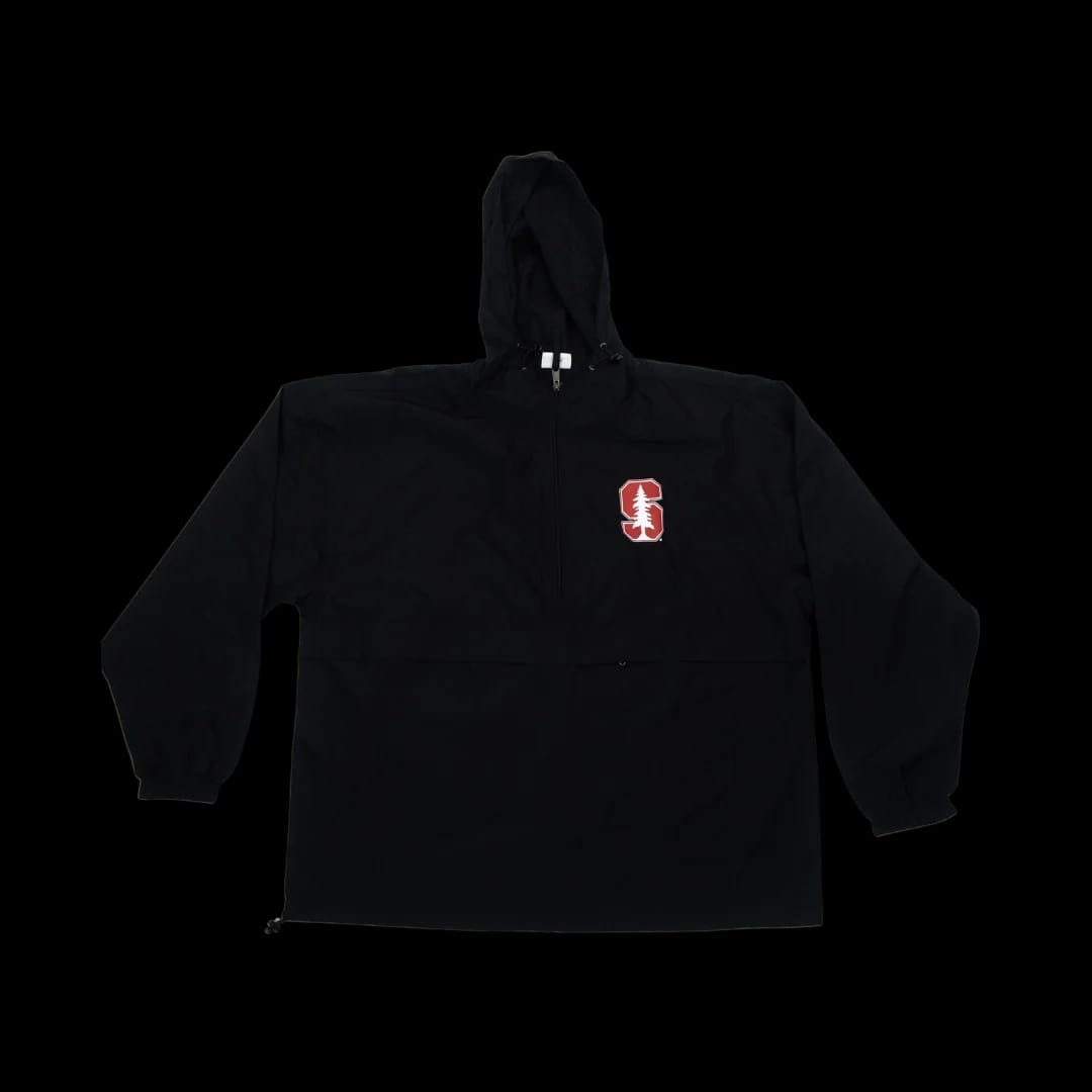 Chaqueta Cortavientos Negra Stanford University