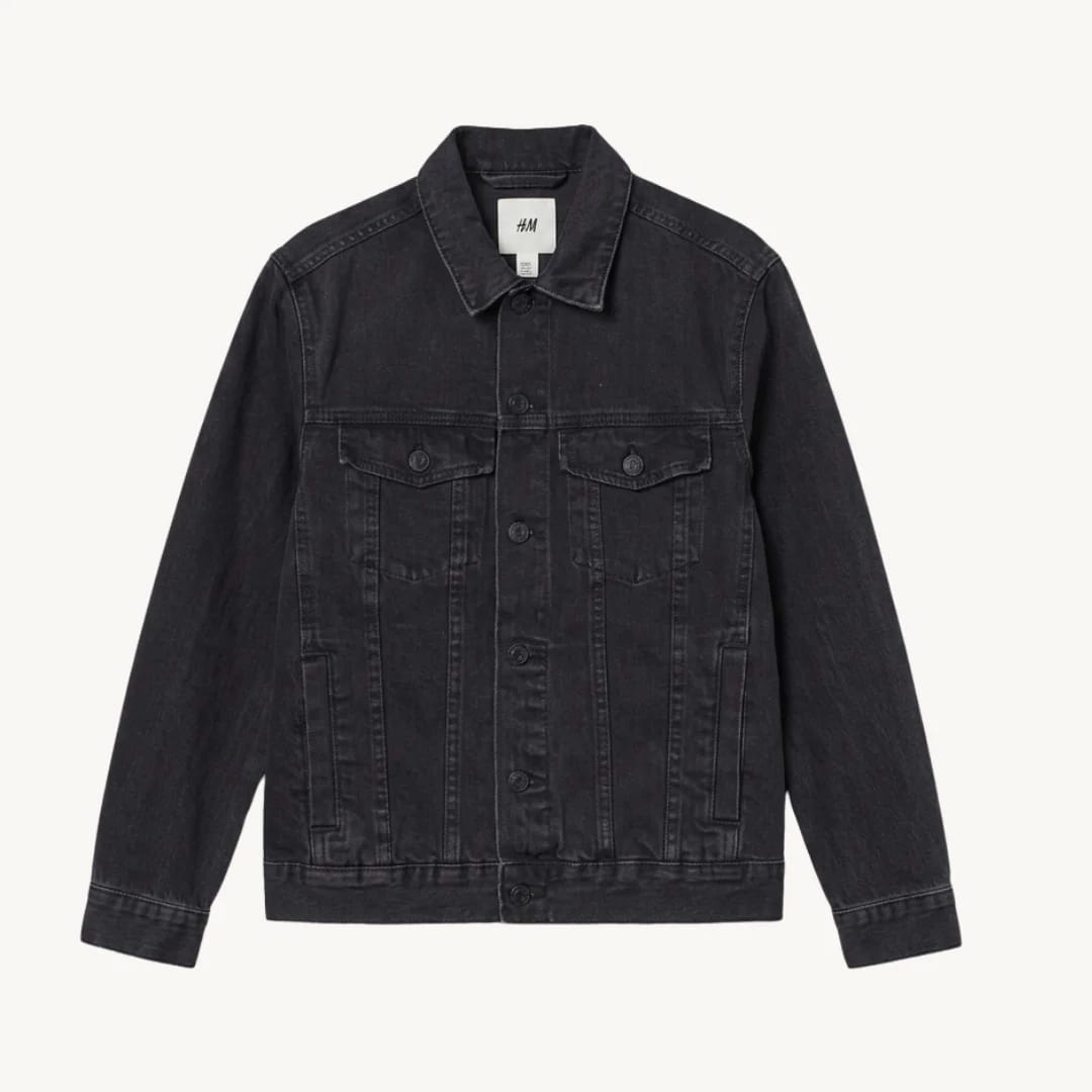 Chaqueta de Jeans H&M - Negro Grisáceo