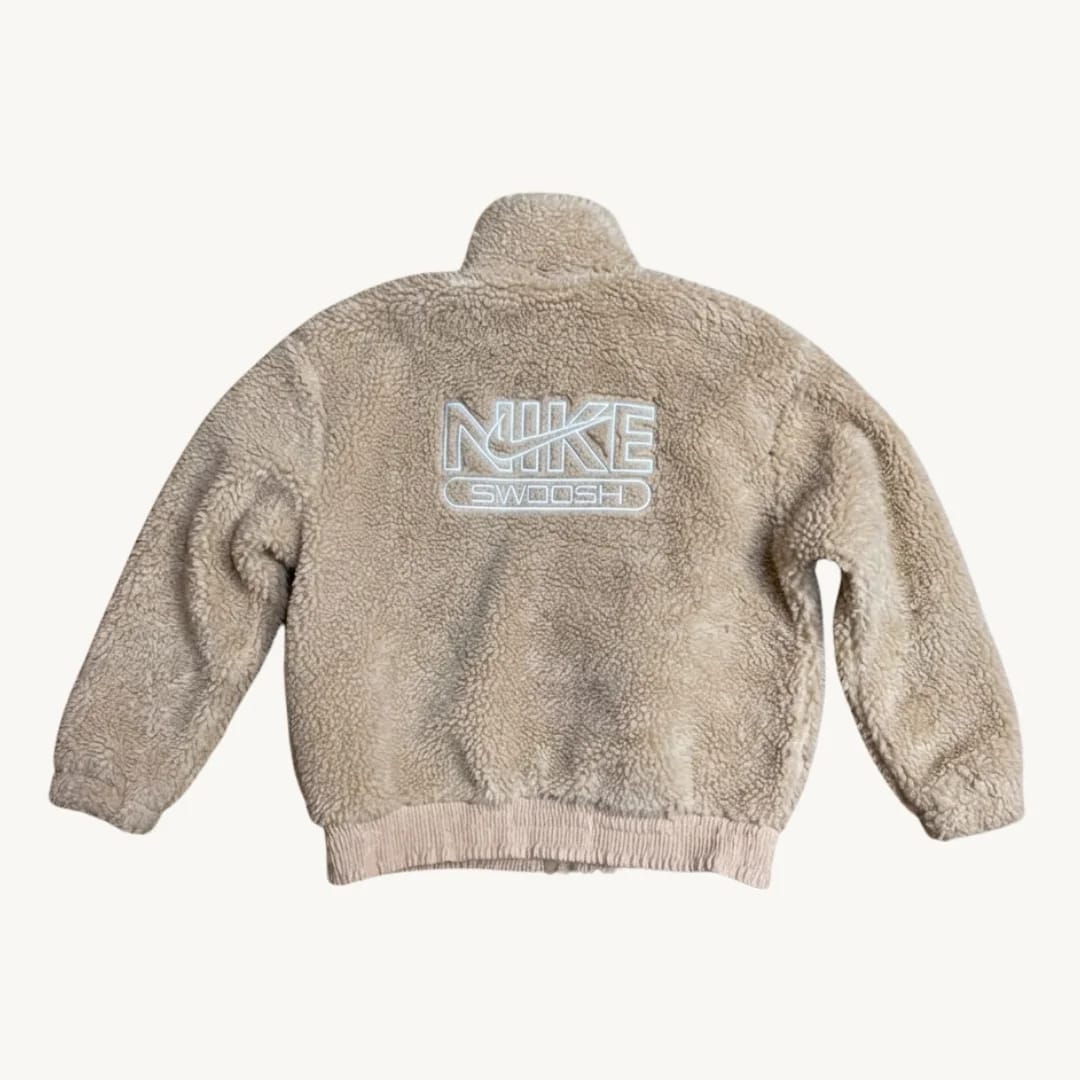 Polerón de Polar Nike Sherpa - Blanco Crema