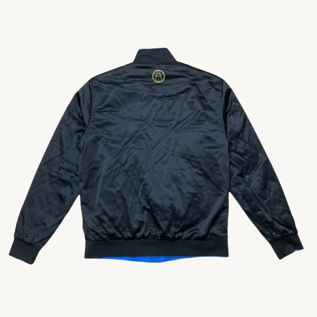 Chaqueta Track Kappa x AS Roma "SPQR" – Edición Vintage Gold & Navy