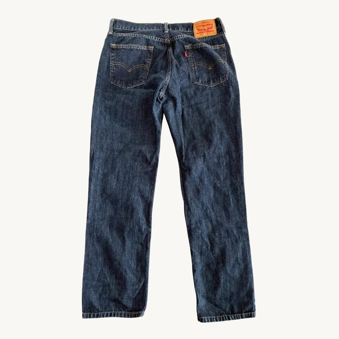 Jeans Levi's Azul Oscuro - Estilo Clásico y Robusto
