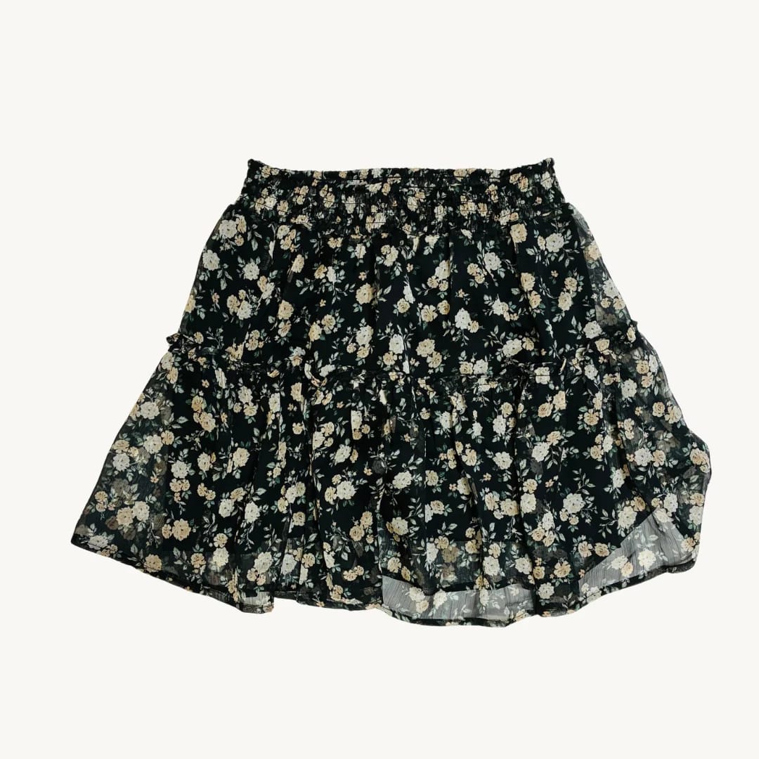 Mini Falda CKH - Flores en Contraste