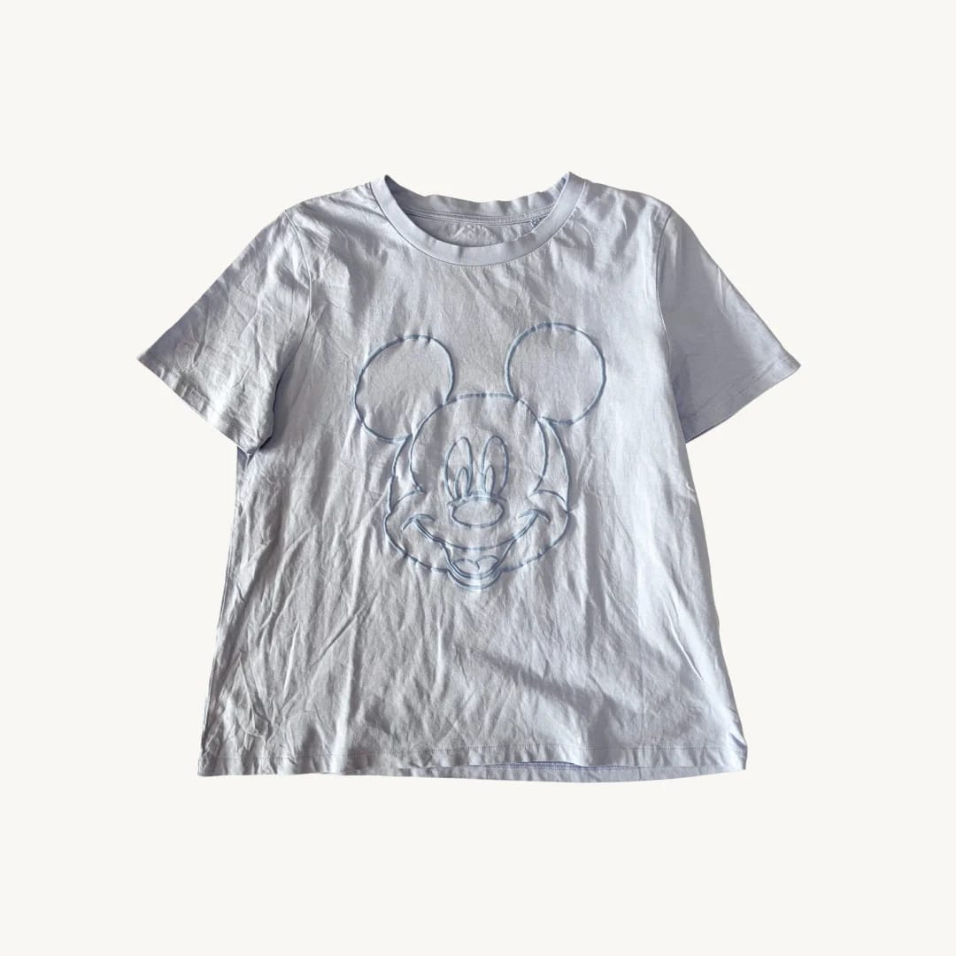 Polera Disney Mickey Mouse - Celeste Pastel