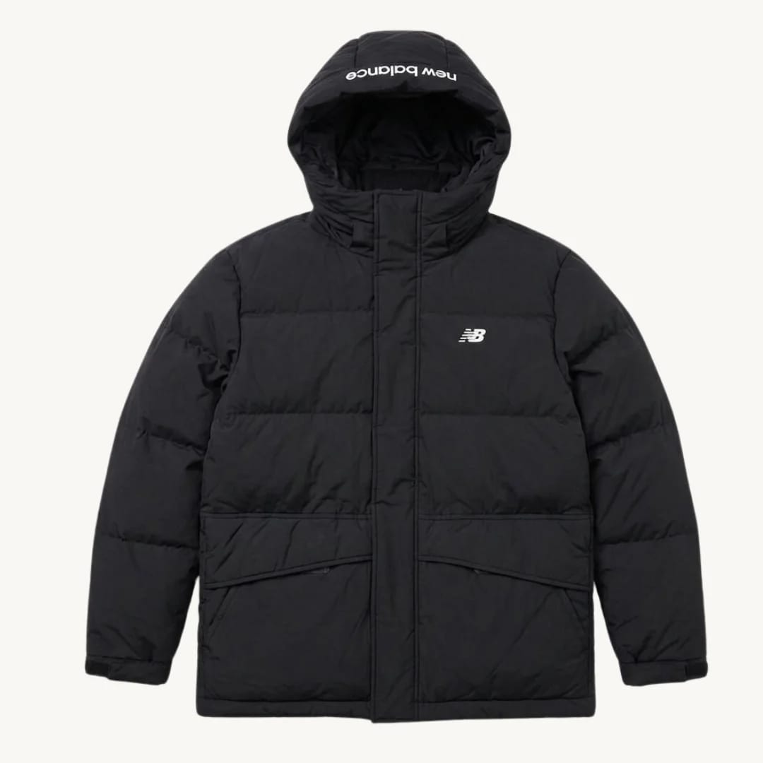Parka New Balance con Capucha Negra