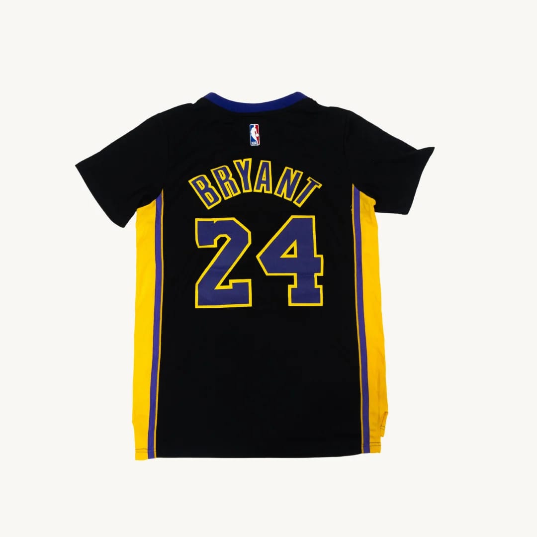 Polera de Basquetbol Los Angeles Lakers Kobe Bryant 24 Adidas Negra