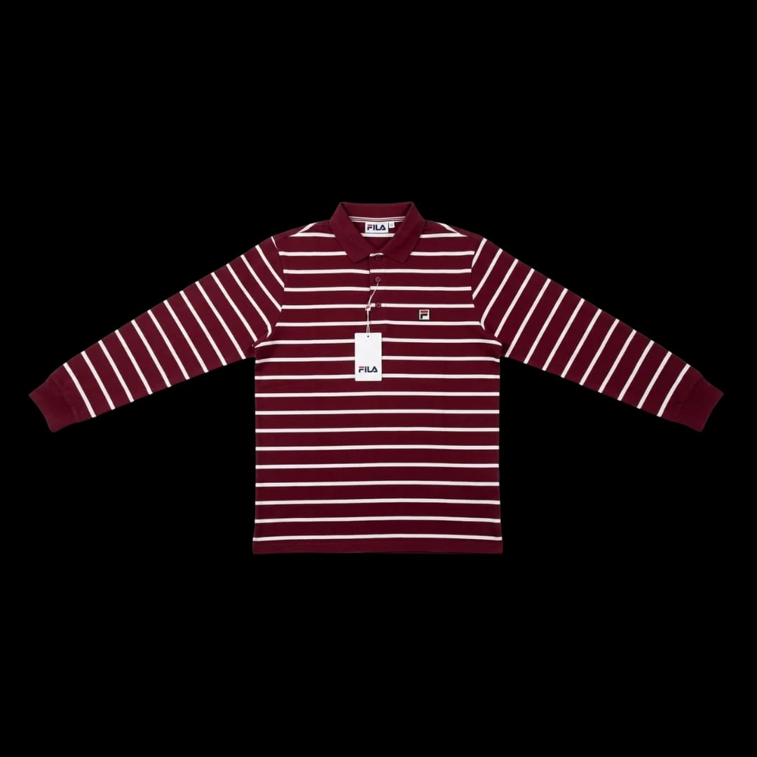 Polera Polo de Manga Larga Fila