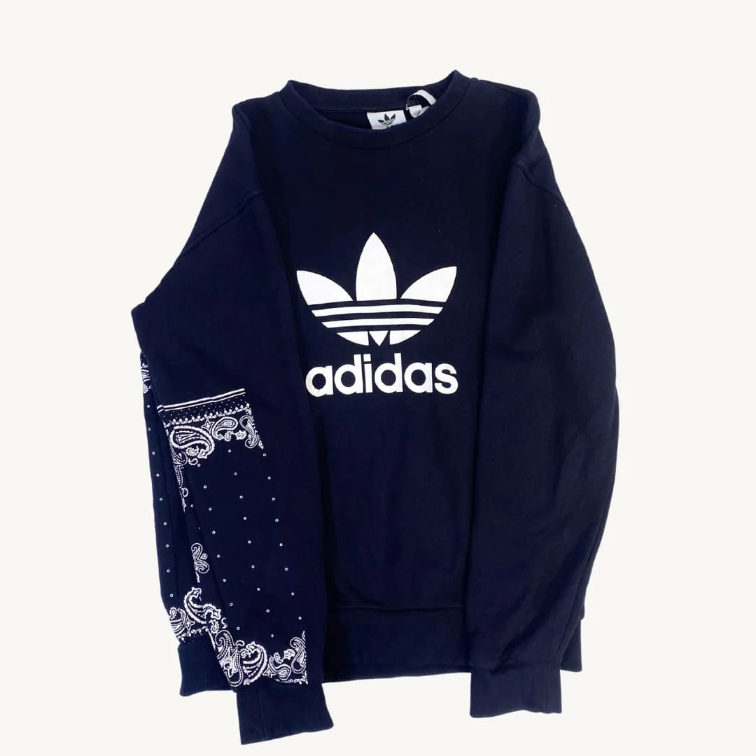 Poleron Adidas azul marino