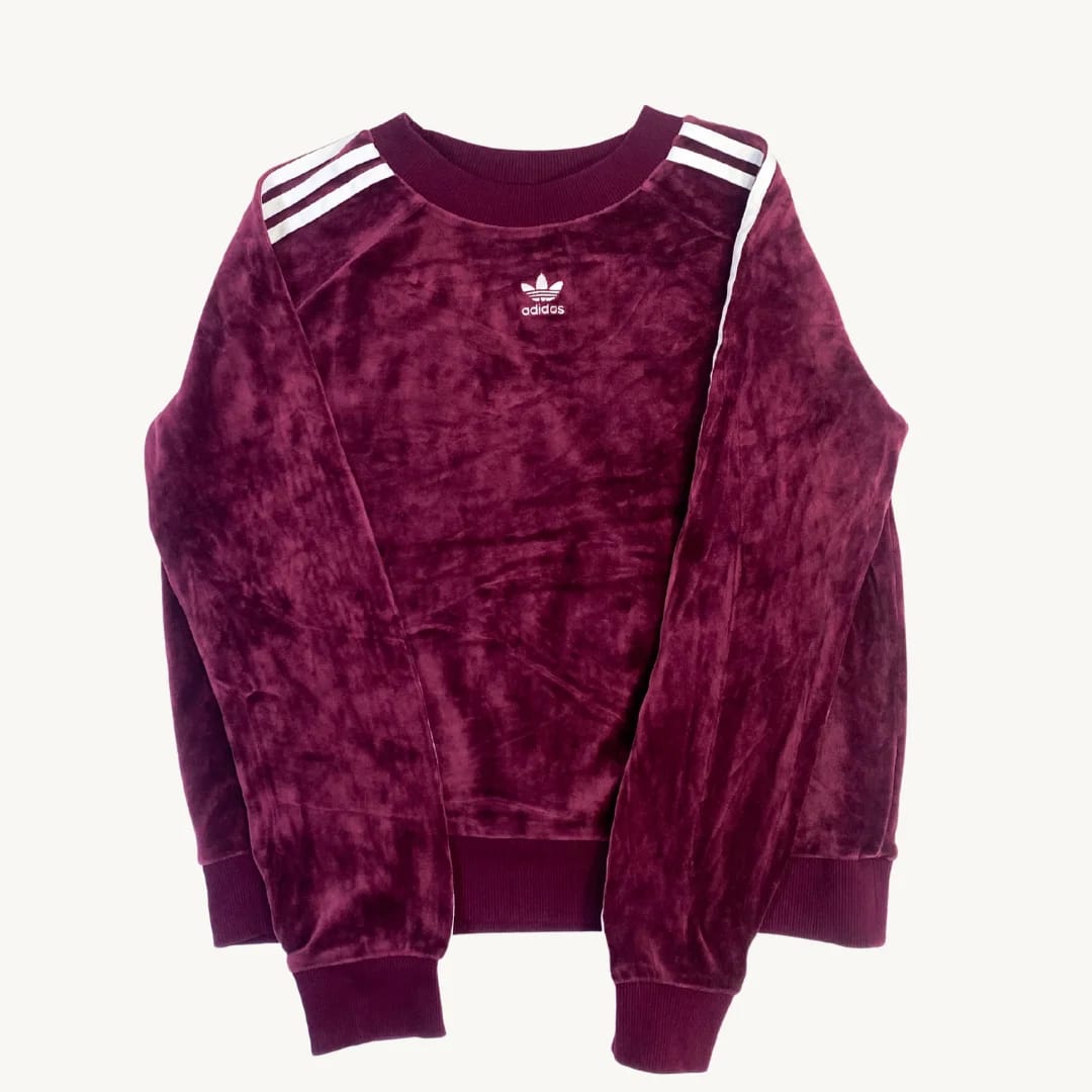 Poleron Adidas Burdeo