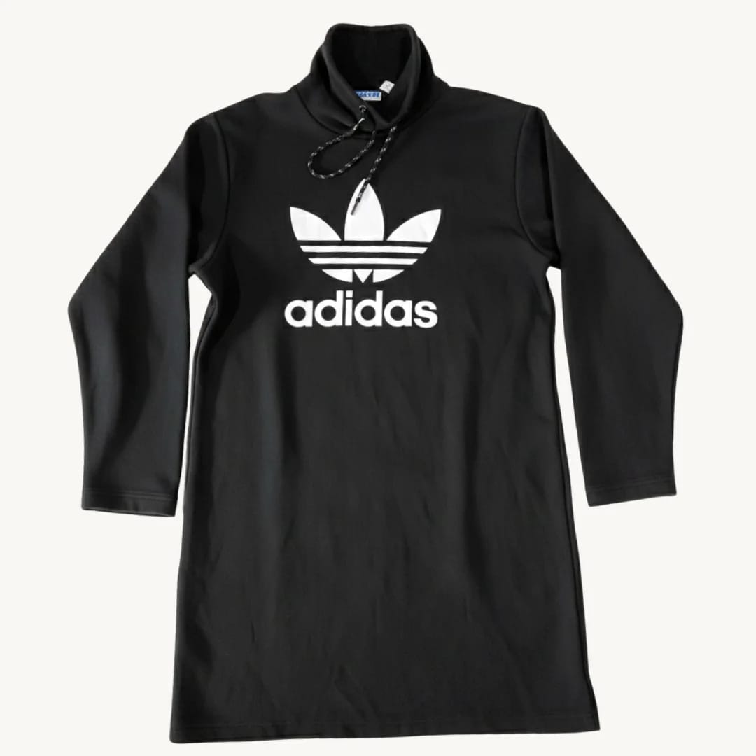 Poleron Adidas Originals Long Trefoil Negro
