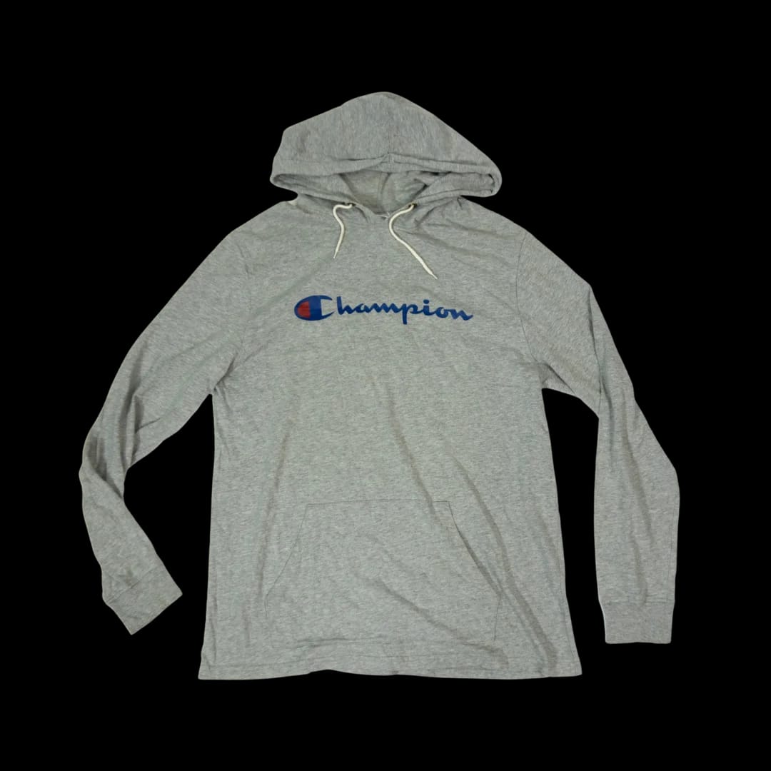 Polerón con Capucha Champion Gris