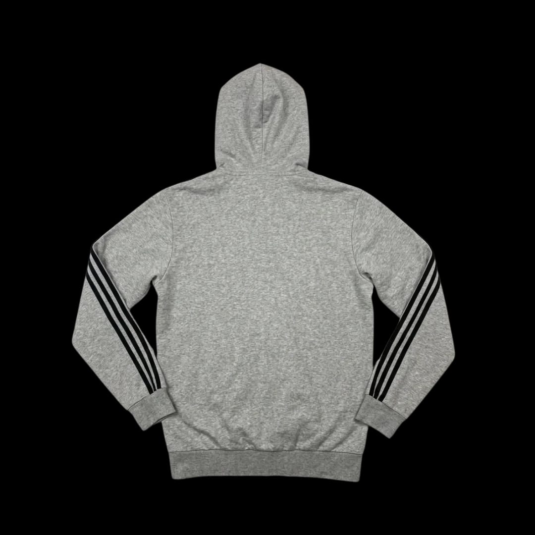 Polerón con Gorro Adidas Gris Essentials