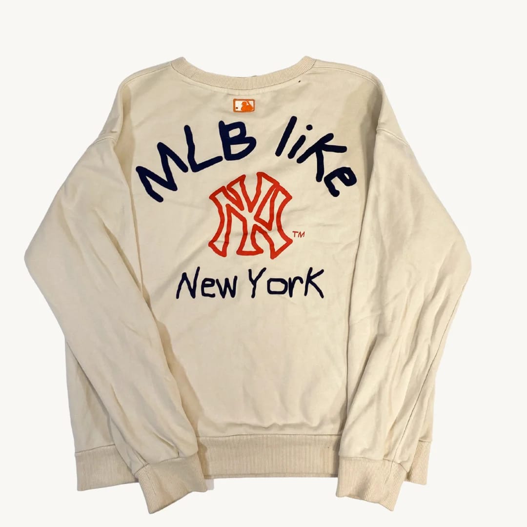 Poleron MLB crema