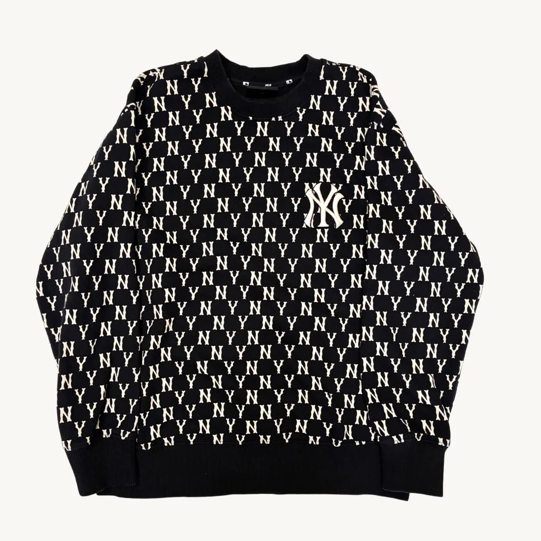 Poleron MLB Monogram Negro