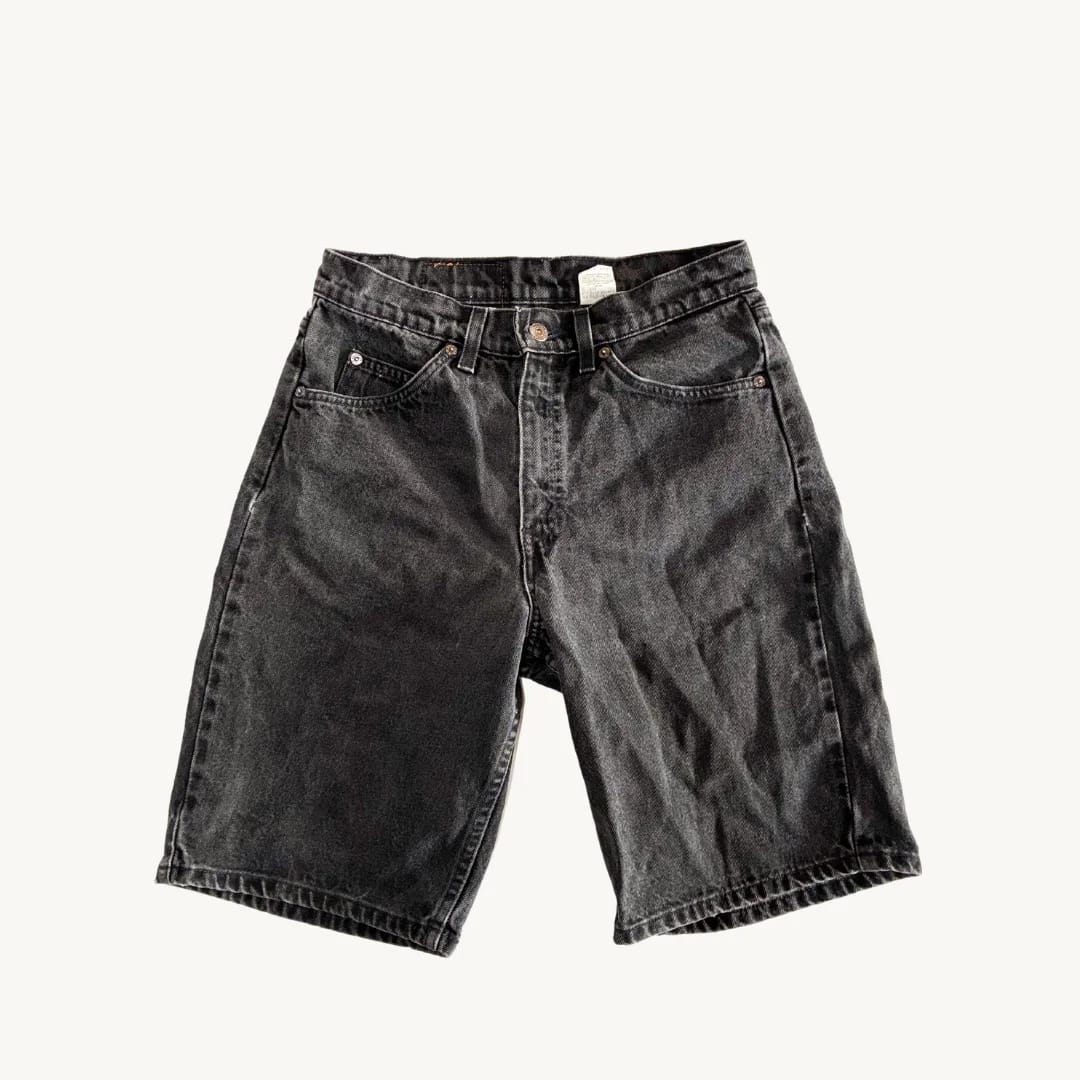 Shorts Levi's Denim Gris Lavado - Corte Bermuda