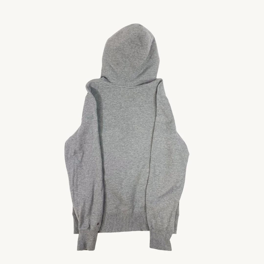 Poleron con Capucha Nike Sportswear Gris Logo Clásico