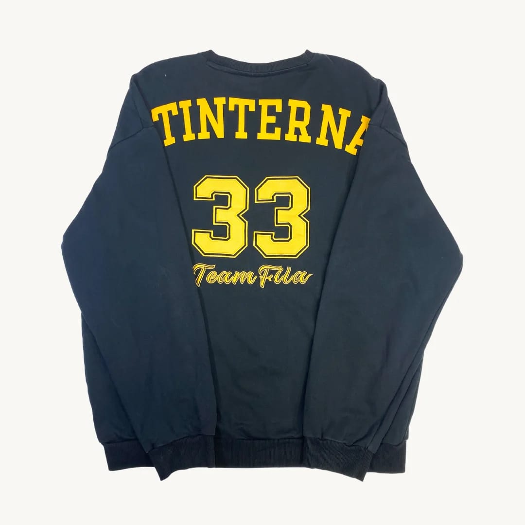 Poleron Fila Vintage Style Team – Retro College Crewneck