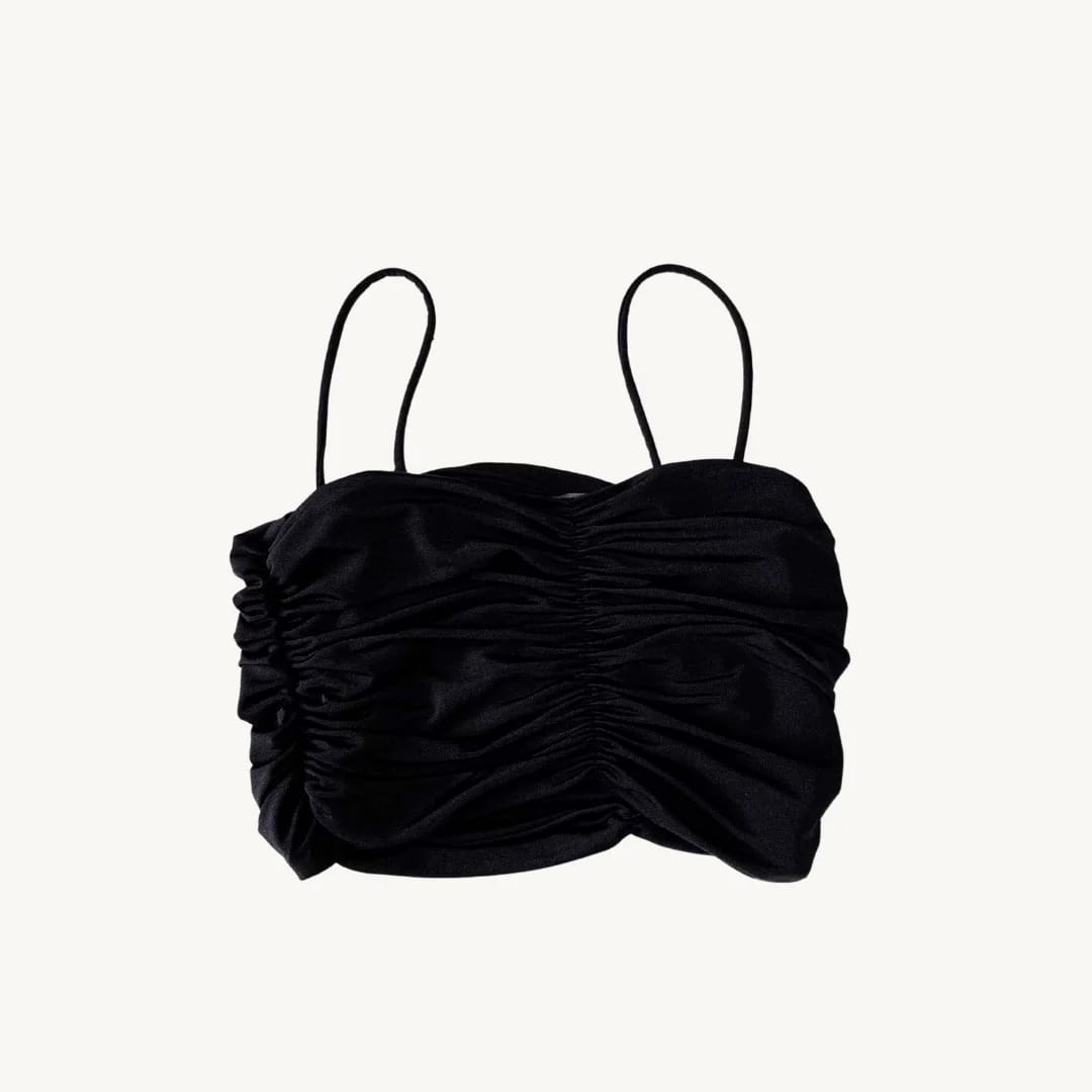 Top Crop Amisu - Diseño Drapeado