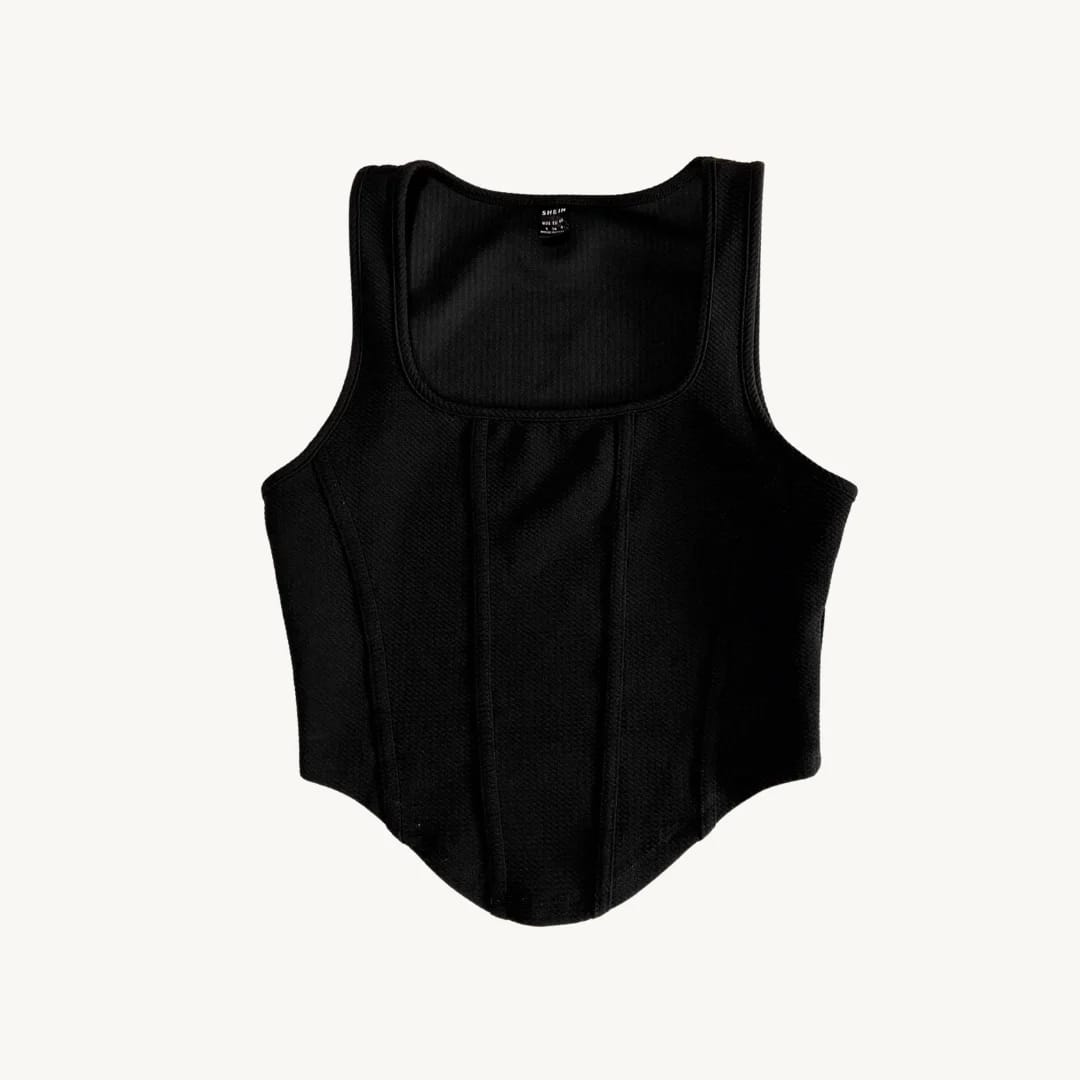Top Crop Estilo Corset