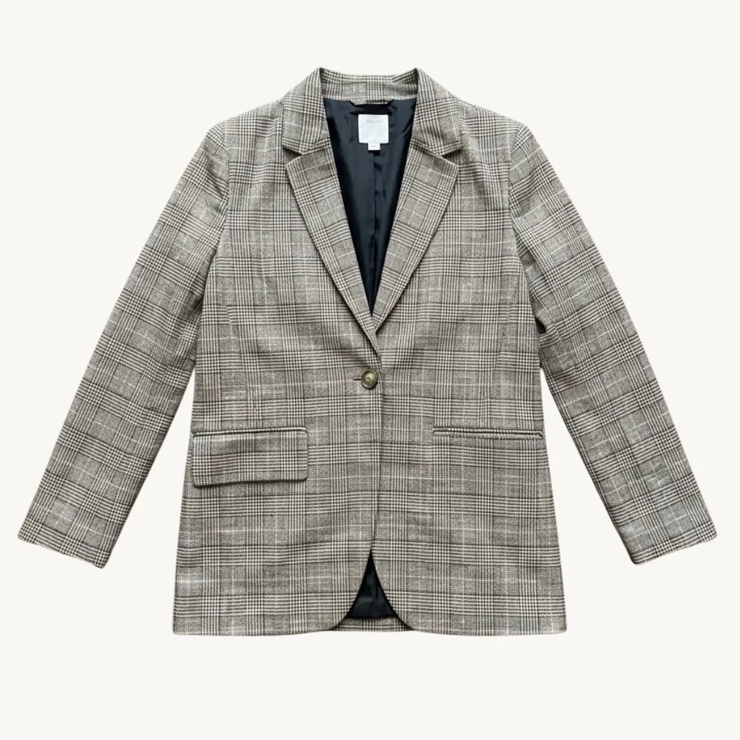 Blazer H&M de Cuadros - Estilo Clásico