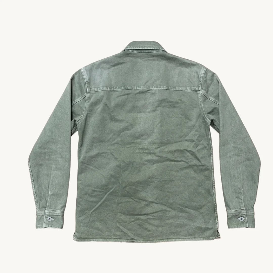 Camisa Zara Casual - Verde Musgo — foto 2