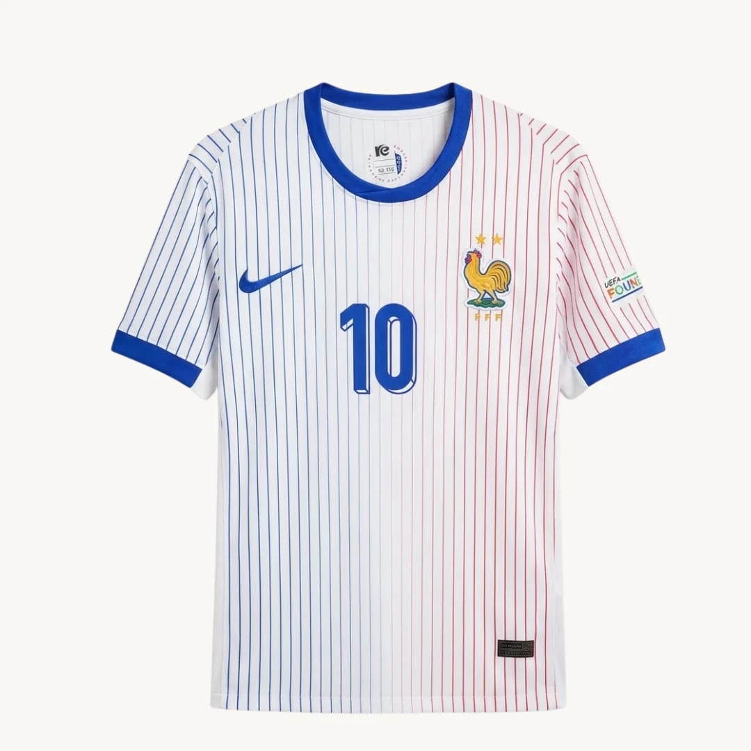 Camiseta Francia Local 2024 Kylian Mbappé 10 Nike