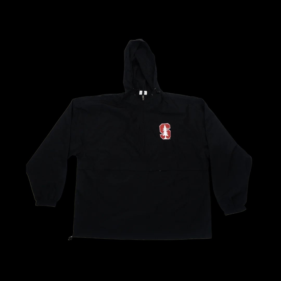 Chaqueta Cortavientos Negra Stanford University