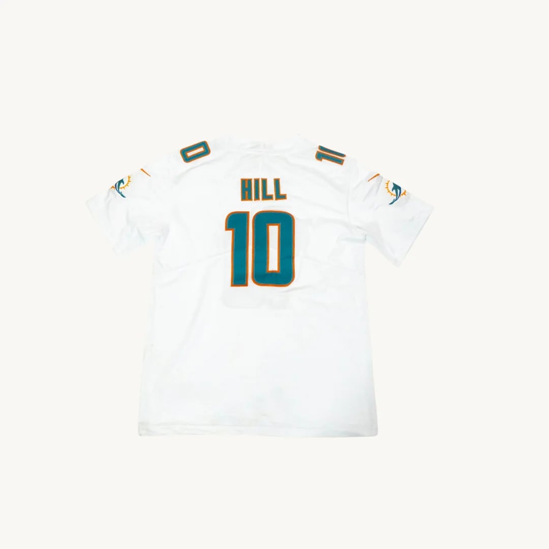 Jersey de Futbol Americano Miami Dolphins Tyreek Hill 10 Nike Blanco — foto 2