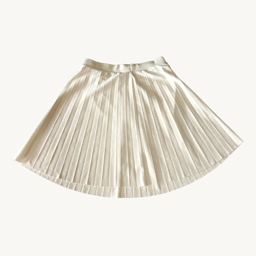 Mini Falda H&M - Blanco Off-White