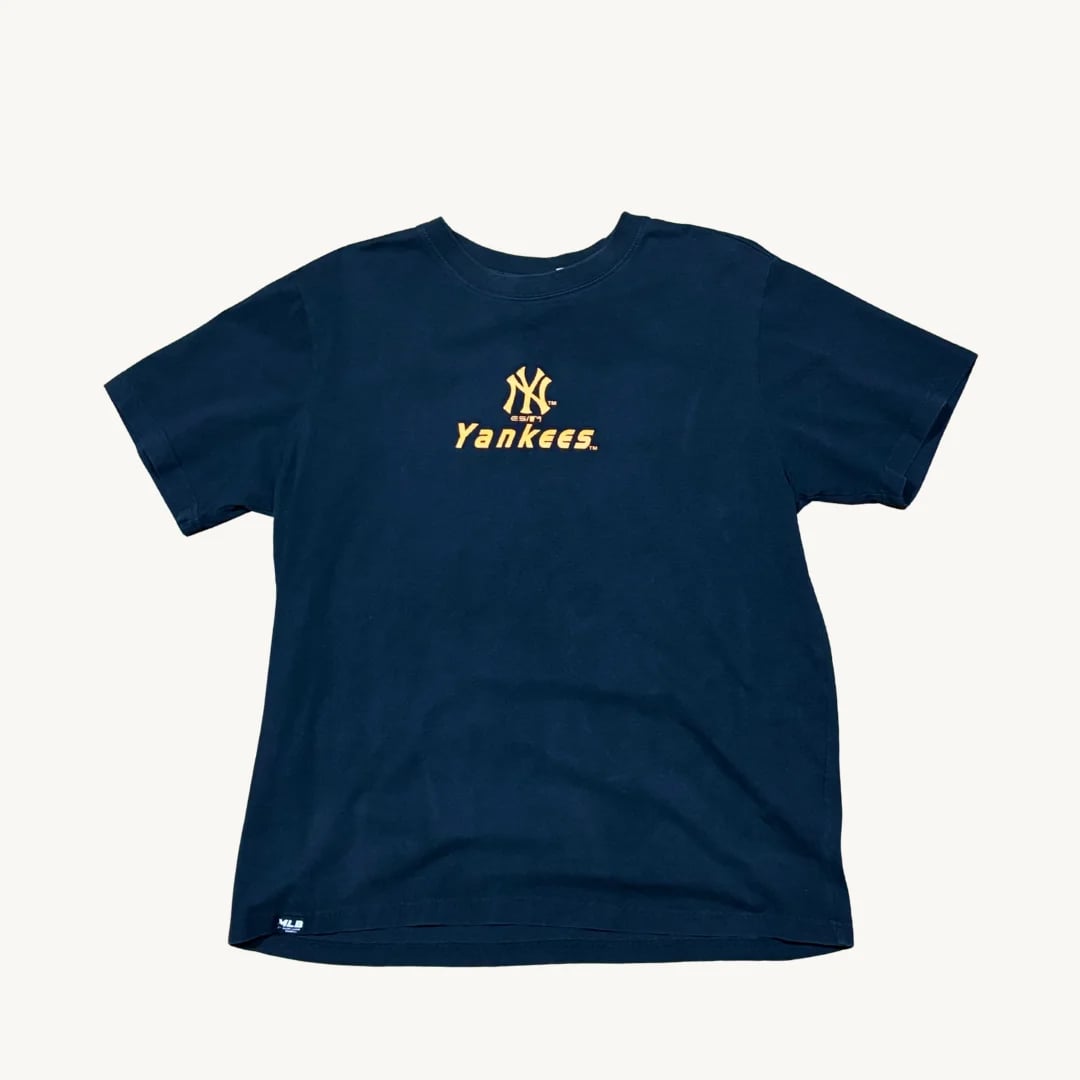 Polera MLB logo naranjo
