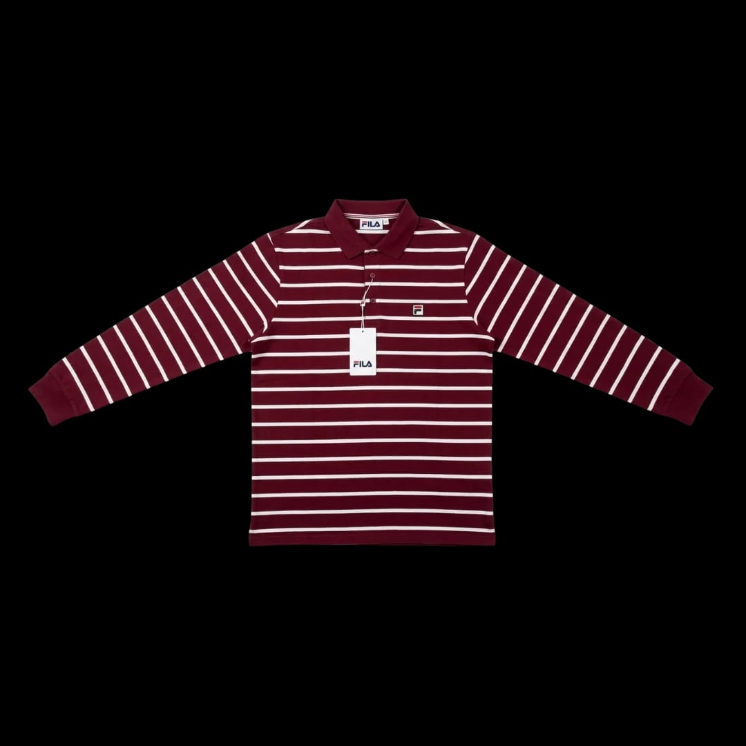 Polera Polo de Manga Larga Fila