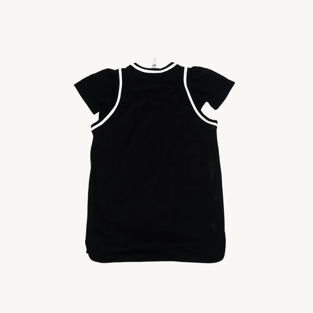 Polera Vestido Dos en Uno Champion Mesh Negro de Mujer — foto 2