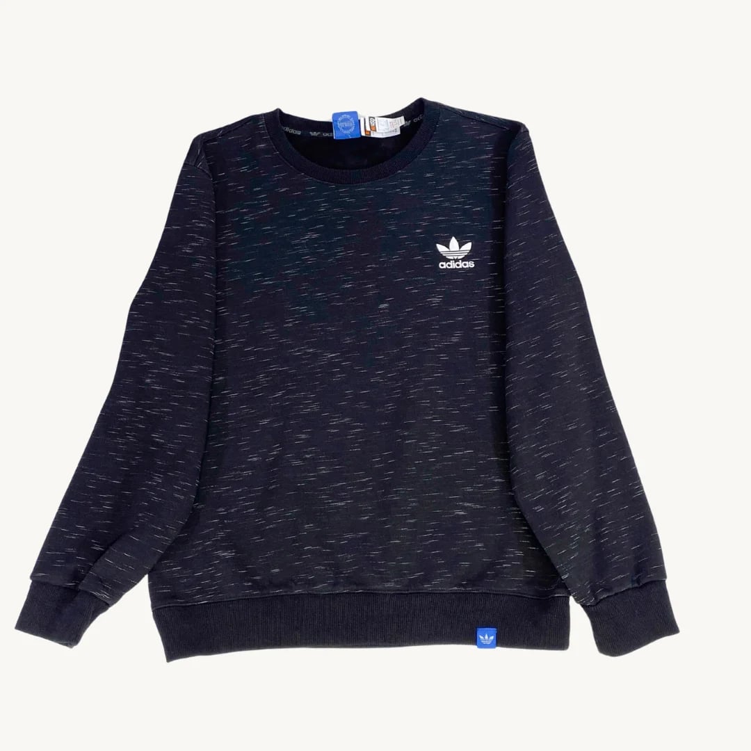 Poleron Adidas Negro con puntitos