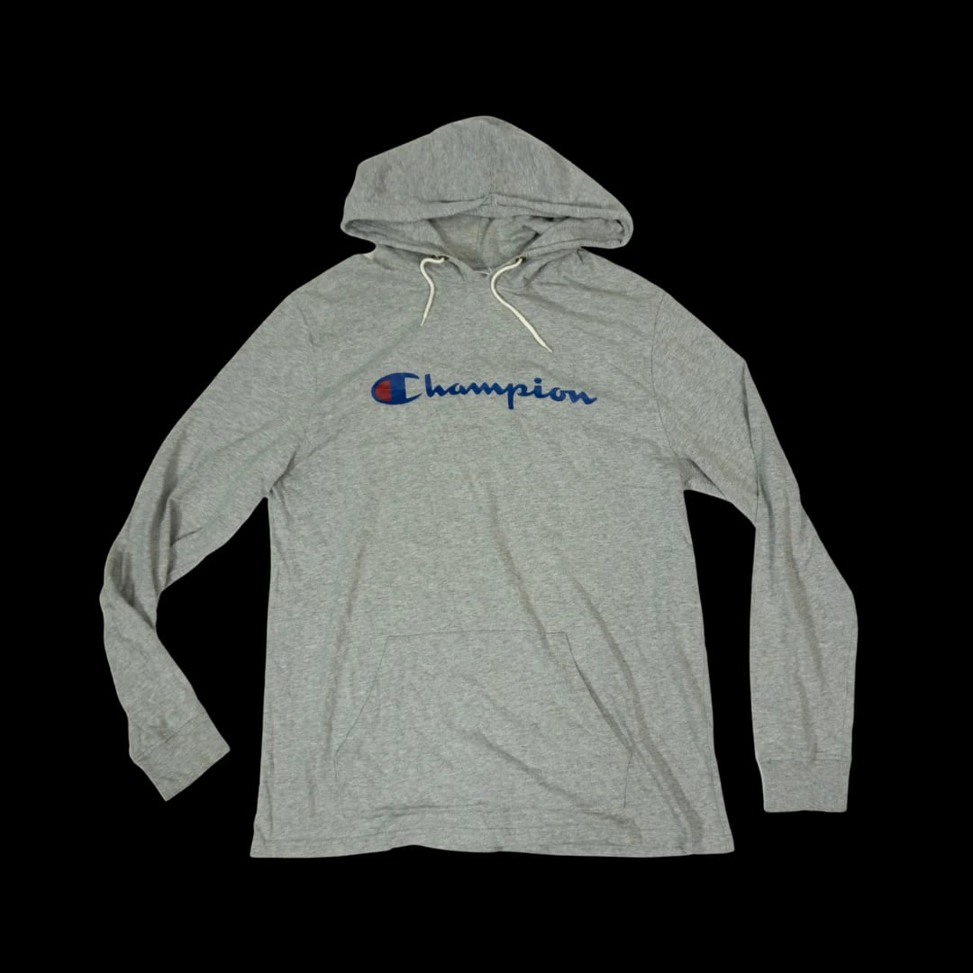 Polerón con Capucha Champion Gris