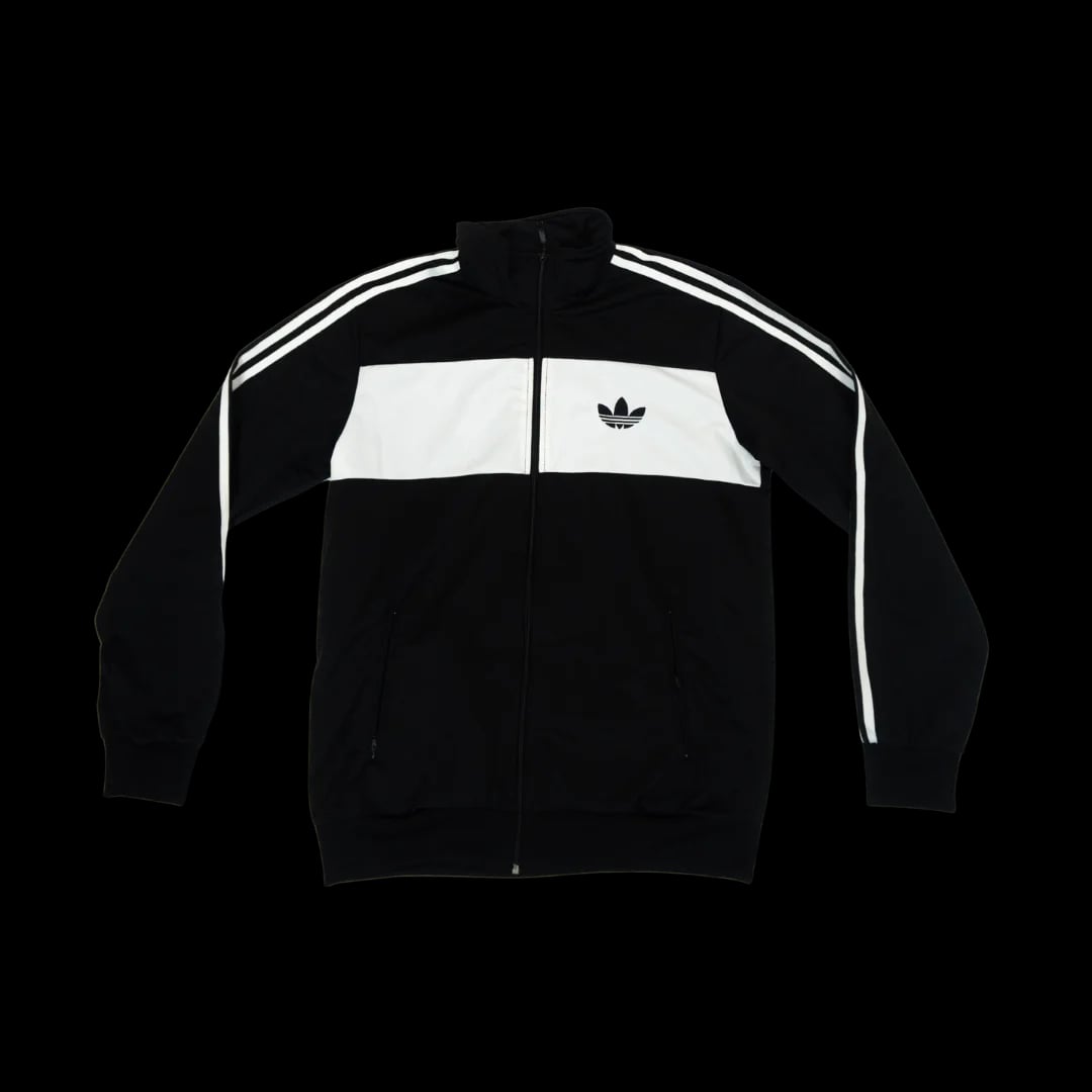 Polerón Deportivo Adidas Originals Negro con Cierre
