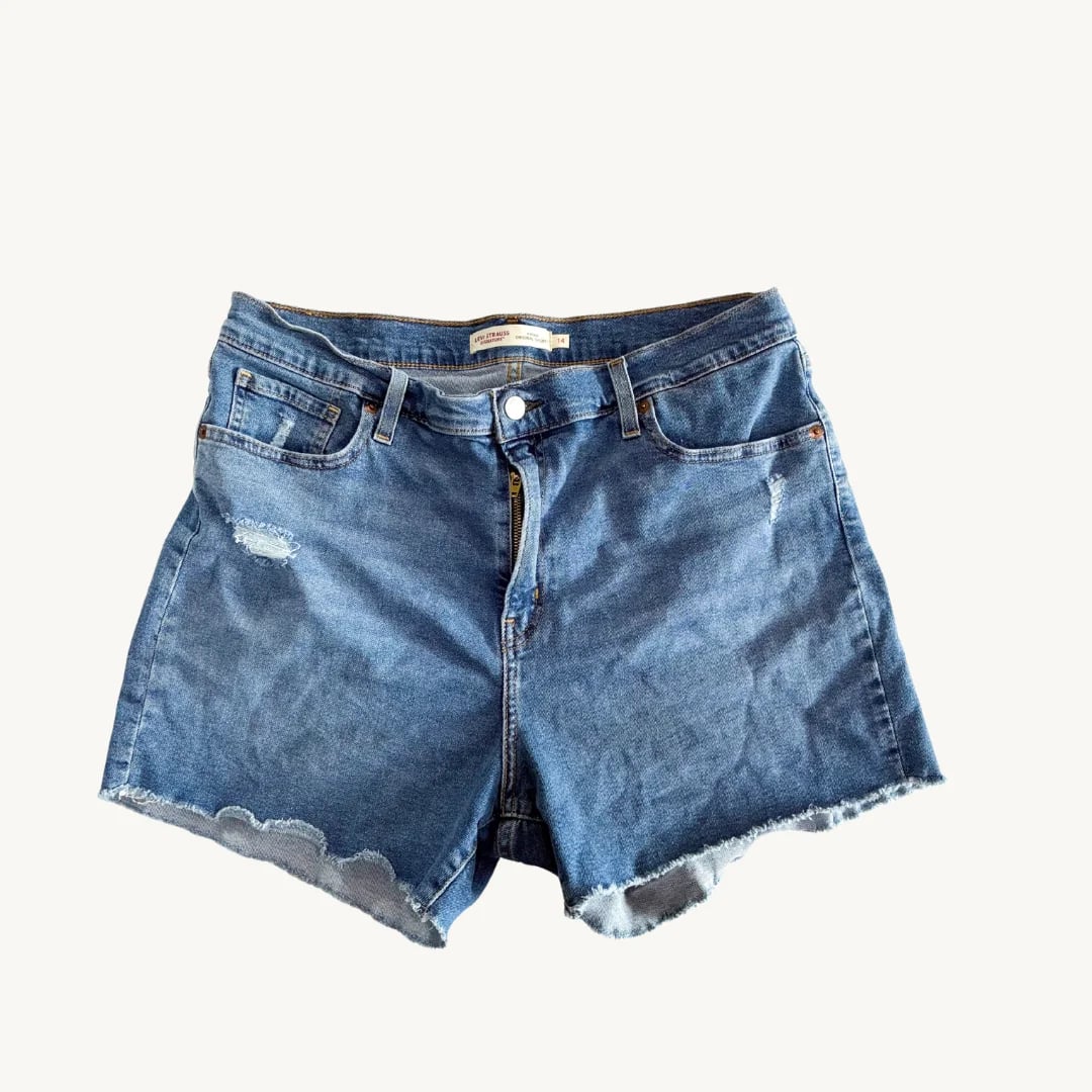 Shorts Levi's Denim - Estilo Desgastado