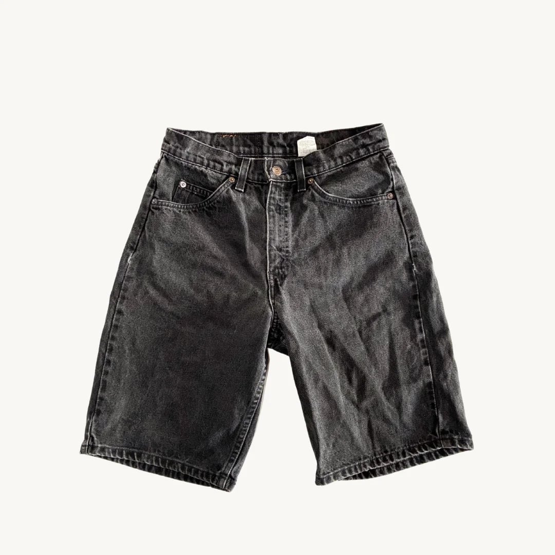 Shorts Levi's Denim Gris Lavado - Corte Bermuda