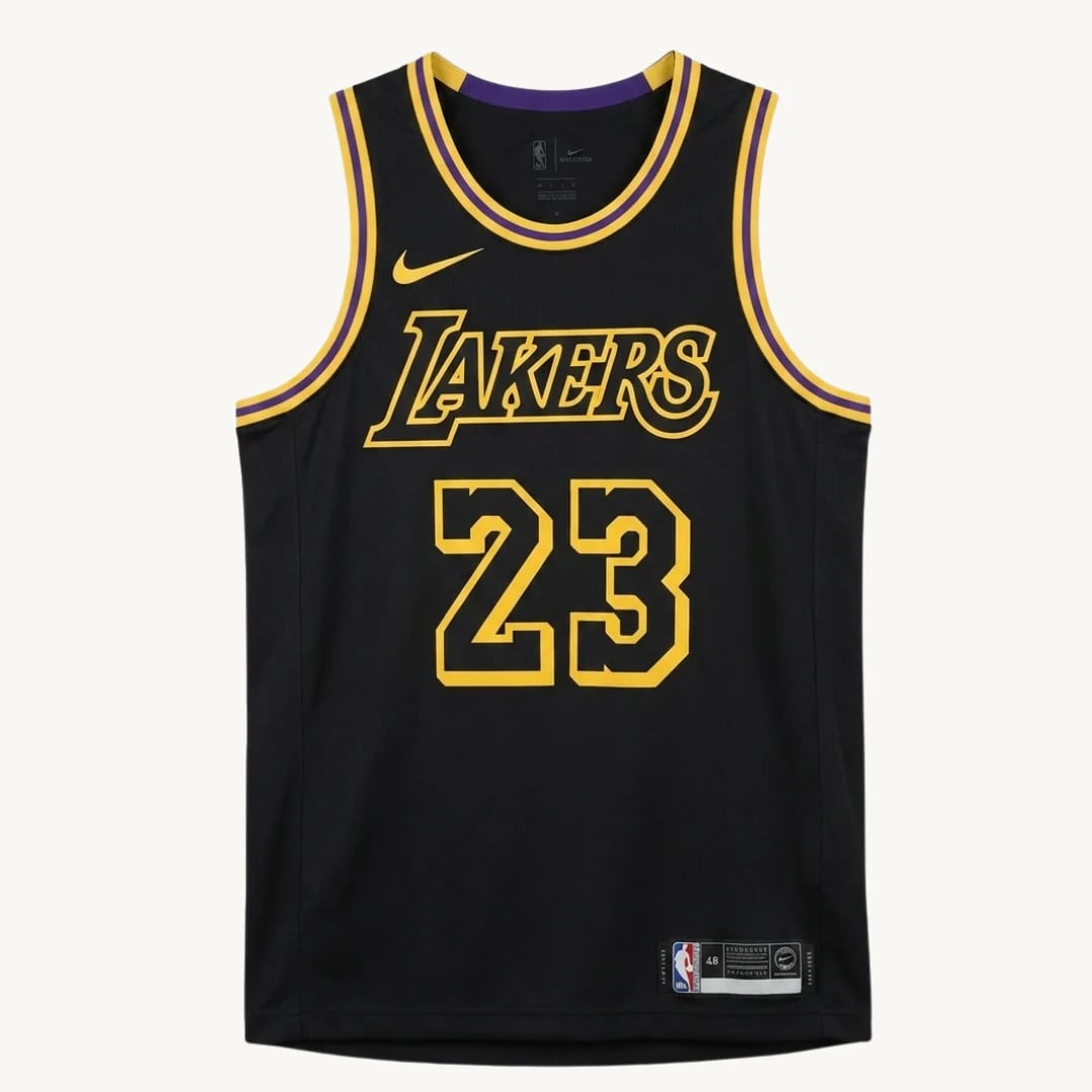 Camiseta Los Angeles Lakers LeBron James 23 Statement Edition