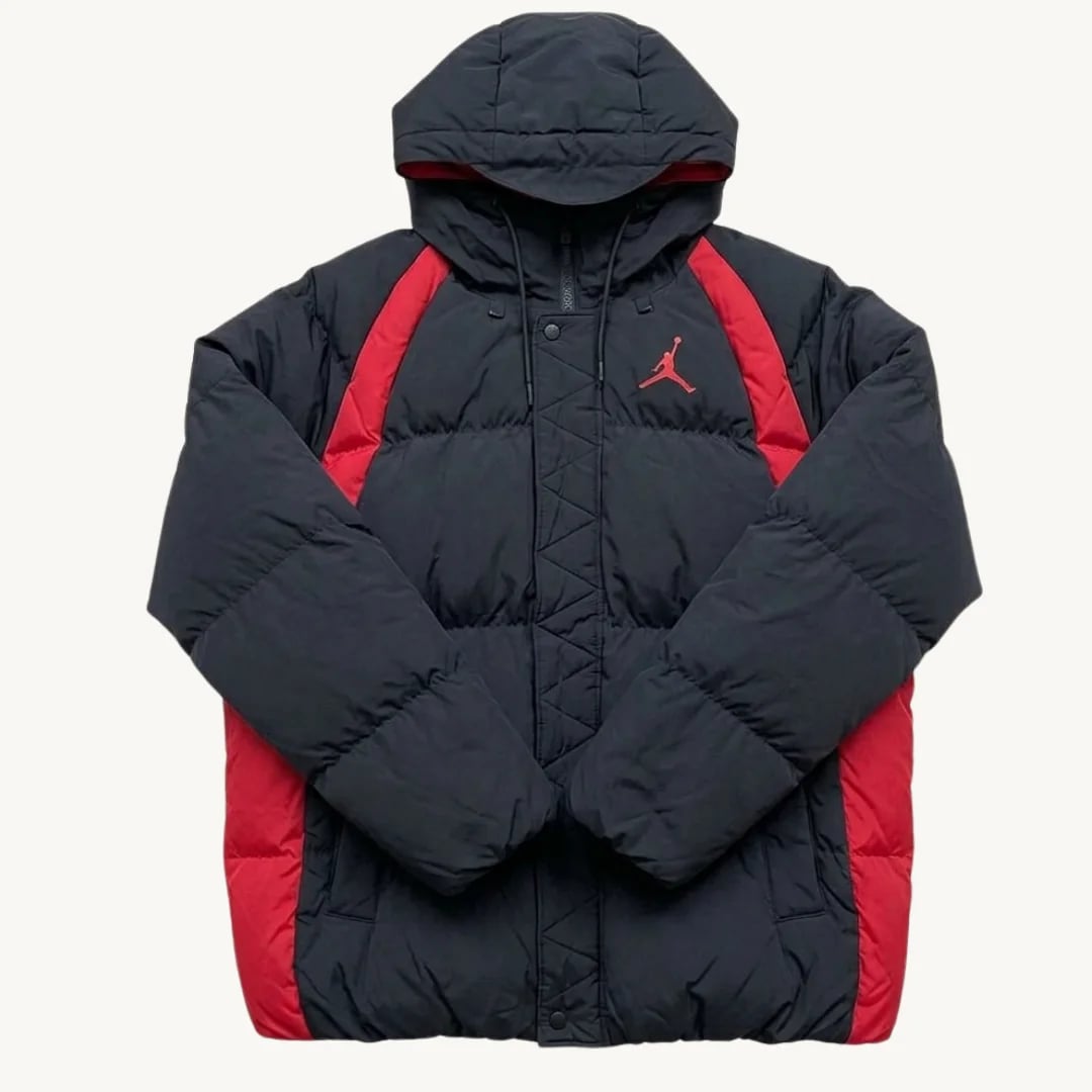 Chaqueta Jordan Negra con Rojo