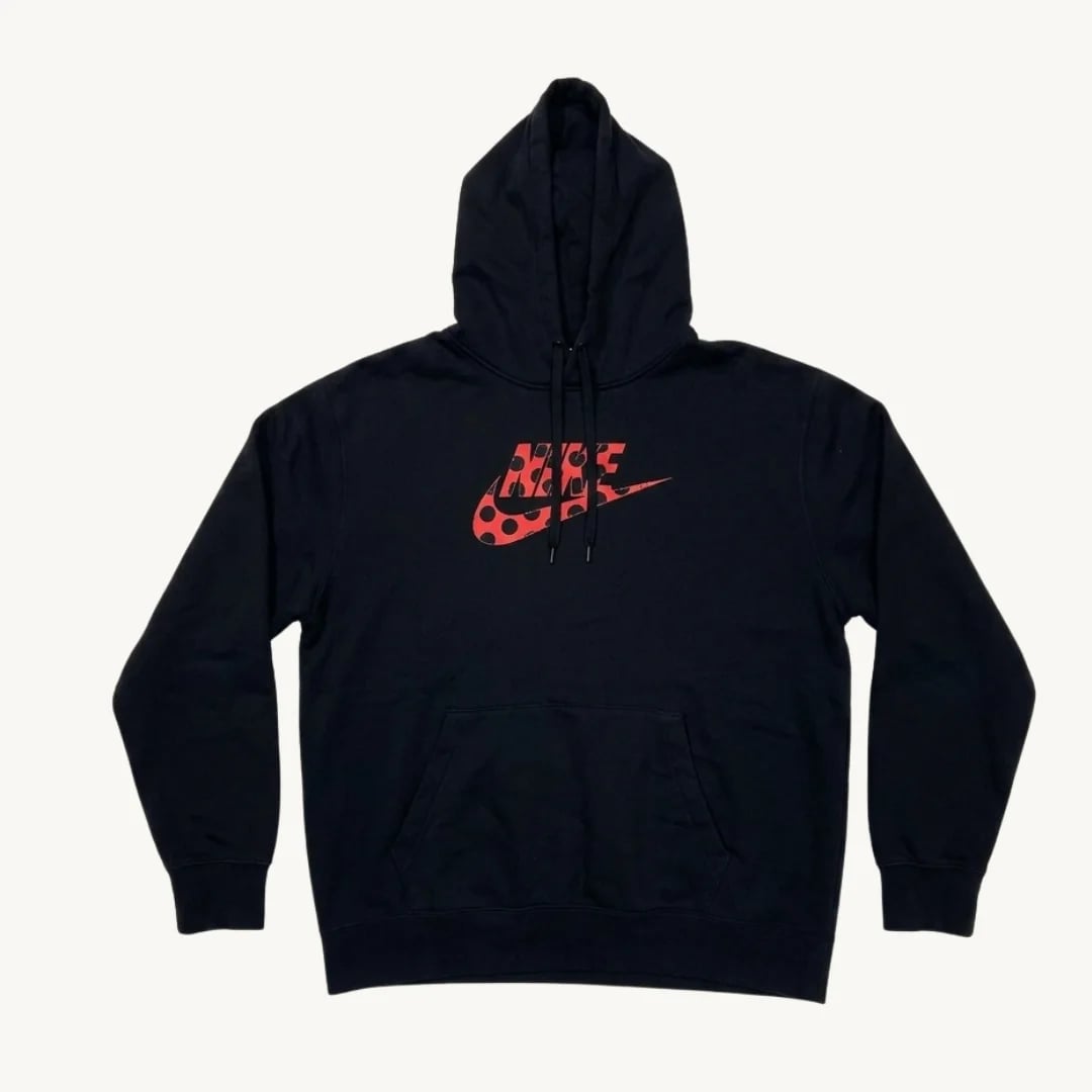 Nike Sportswear Polka Dot Swoosh Hoodie Black