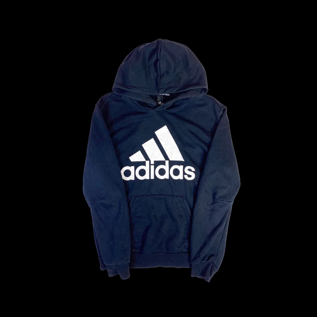 Poleron Adidas con Capucha Negro